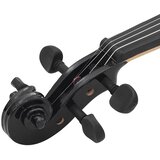  Violina komplet z lokom in naslonom za brado črna 4/4, (21019506) | Shoptok.si