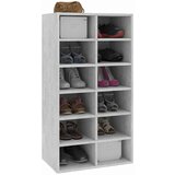  Stalak za cipele boja betona 54x34x100,5 cm konstruirano drvo | Eponuda.ba