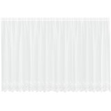  Čipkasta zavjesa sa zavjesama Bijelo 160 x 400 cm Poliester | shoptok.hr
