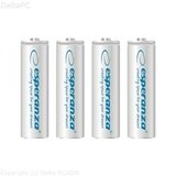  baterije Esperanza Ni-MH AA 2000 mAh 4 kom white EZA104w Cijene