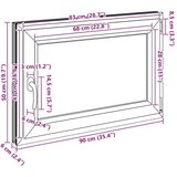  Podrumski prozor RISOR 90x50 cm Okretno-nagibni DIN desni bijeli - Bijela 90 x 50 cm (dvoslojni) 1 Naginjanje i okretanje desn | shoptok.hr