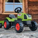 Falk Claas zeleni traktor sa pedalama i prikolicom +truba 2 godine. | shoptok.hr