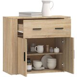  Komoda sonoma hrast 80x33x70 cm inženirski les, (20805518) | Shoptok.si