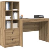 vidaXL Stol za pohranu Od umjetničkog hrasta Konstruirano drvo | shoptok.hr