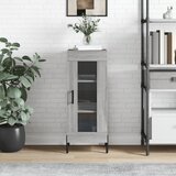 vidaXL Komoda siva sonoma 34,5x34x90 cm inženirski les Cene