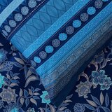 Bassetti POSTELJNINA 140/200 cm saten modra | Shoptok.si