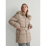 Reserved - Jakna s remenom - bež | shoptok.hr