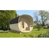Male kuće Vanjska sauna TURKU 240 × 447 cm – bez završnog krovnog pokrova Cijene