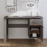  Radni stol HAMAR svjetlosivi 113 x 50 x 75 cm masivna borovina | Eponuda.com