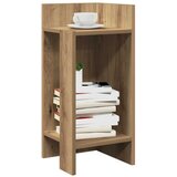  Pomoćni stolići 2 kom s policom boja hrasta 25,5x27x60 cm | shoptok.hr