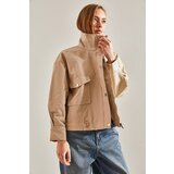 Bianco Lucci Women's Leather Jacket with Double Large Pockets | Eponuda.ba