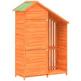 The Living Store Vrtna lopa za orodje rjava 120x53,5x170 cm trdna borovina - Vrtna Lopa Za Orodje, (21459521) | Shoptok.si