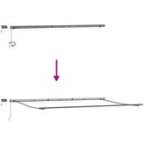 Nadstrešnica s Ručna Antracit 6 x 3 m Metal | shoptok.hr