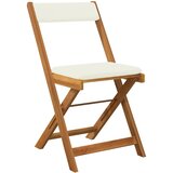  3-dijelni sklopivi bistro set i jastuci masivno bagremovo drvo | Eponuda.ba