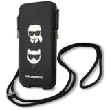  ORIGINAL KARL LAGERFELD TORBICA SAFFIANO IKONIK KARL&CHOUPETTE HEAD KLHCP12MOPHKCK 6,1 INČA CRNA | Eponuda.ba