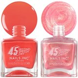 Nails Inc. 45 Second Speedy Gloss lak za nohte DUO paket odtenek 2x14 ml | Shoptok.si