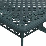  Vrtni stol zeleni 150 x 90 x 72 cm od lijevanog aluminija | shoptok.hr