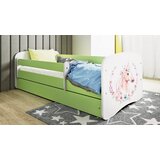 HAPPYKIDS Dječji krevet Dreamy konj 160x80 bez madraca s ladicom Zelena | shoptok.hr