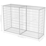  Gabionska košara od pocinčanog čelika 150 x 50 x 100 cm | shoptok.hr