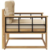  Srednja sofa za van Čvrsto drvo akacije Bijela | shoptok.hr