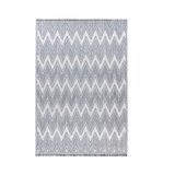 Kayoom PREPROGA Sarai 225 Grau / Weiß 160/230 cm tkano siva, bela | Shoptok.si