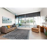 Kayoom RAVNO TKANA PREPROGA 160/230 cm taftano antracit, siva | Shoptok.si