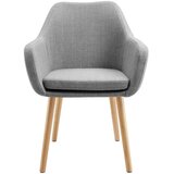 Livetastic Naslanjač Holz, Svetlo Siva | Shoptok.si