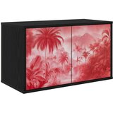 TV ormar za montažu na zid AACHEN 69 x 33 x 40 cm Crni hrast u