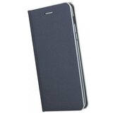  Premium preklopna torbica Huawei P30 Lite - modra s srebrnim robom Cene