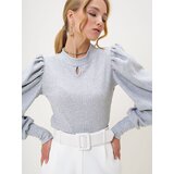 Trend Alaçatı Stili Ženska bluza dugih rukava Alc-X13069, Siva | Eponuda.com