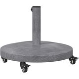 Baza za suncobran Tamno siva drvenasta 48 x 48 x 32 cm | Eponuda.com