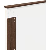  Krevetna konstrukcija s uzglavljem Smeđi hrast 90 x 190 cm | shoptok.hr