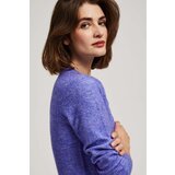 Marisse Purple Tie Sweater | Shoptok.si