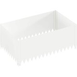  Ograda oko Travnjaka 100 x 60 x 35 cm Čelik Bijela | shoptok.hr