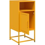  Noćni ormarići 2 kom boje senfa 36x39x78 cm čelični | shoptok.hr