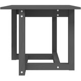  Stolić za kavu sivi 50 x 50 x 45 cm od masivne borovine | shoptok.hr