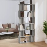 The Living Store Knjižna omara/pregrada siva sonoma 80x24x192 cm inženirski les - Knjižna Omara, (21437014) Cene