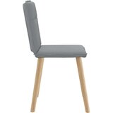 vidaXL Blagovaonske stolice od tkanine 6 kom svjetlosive | shoptok.hr