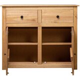 vidaXL komoda 93x40x80 cm trdna borovina Panama Range | Shoptok.si