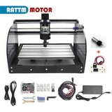 RATTMMOTOR CNC Router 3018 Pro MAX, Namizna zasnova, Visokohitrostna vretena 9000 RPM, normalni krmilnik, Brez laserja, (5000157782) | Shoptok.si