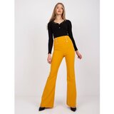 Fashion Hunters Mustard chic trousers with Salerno creases | shoptok.hr