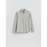 Reserved Obična slim fit košulja - bež | shoptok.hr