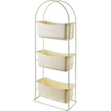 Mondex polica kovinska Dea Beige 27,5x13x73 beige 1kos, (5000343160) Cene