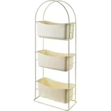polica kovinska Dea Beige 27,5x13x73 beige 1kos, (5000343160)