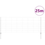 vidaXL Ograjni stebri 11 kosov U-kanal 80 cm Galvanizirano jeklo | Shoptok.si