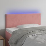  LED uzglavlje ružičasto 90x5x78/88 cm baršunasto | shoptok.hr