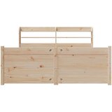  Okvir za krevet s uzglavljem 135 x 190 cm od masivne borovine | Eponuda.com