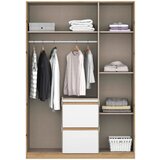 Rauch Möbel omara s klasičnimi vrati, bela, hrast artisan | Shoptok.si