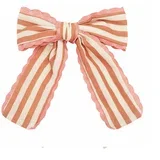 Sponke za lase - Stripy Scallop Long Bow (5439) 5439