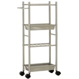 Premier Housewares Metalna kolica za posluživanje na kotačima 16x40 cm Dara – Cijene